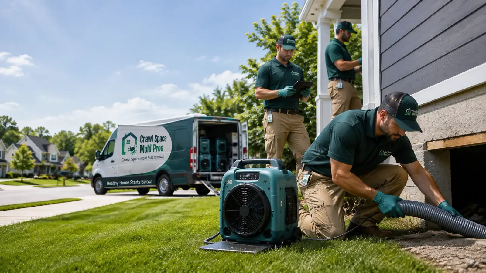 Crawl Space Mold Removal in Mashpee, MA